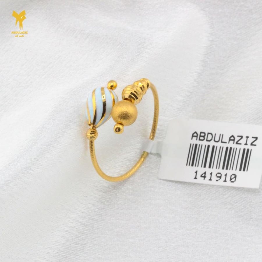 خاتم ذهب عيار 21