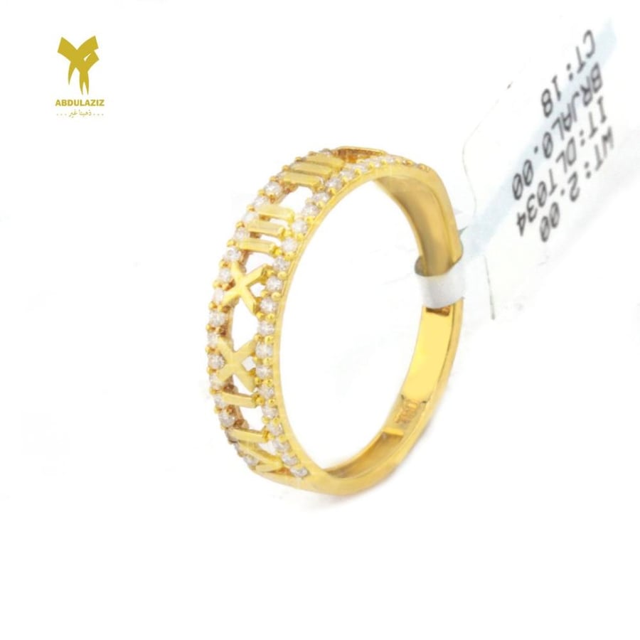 خاتم ذهب عيار 18