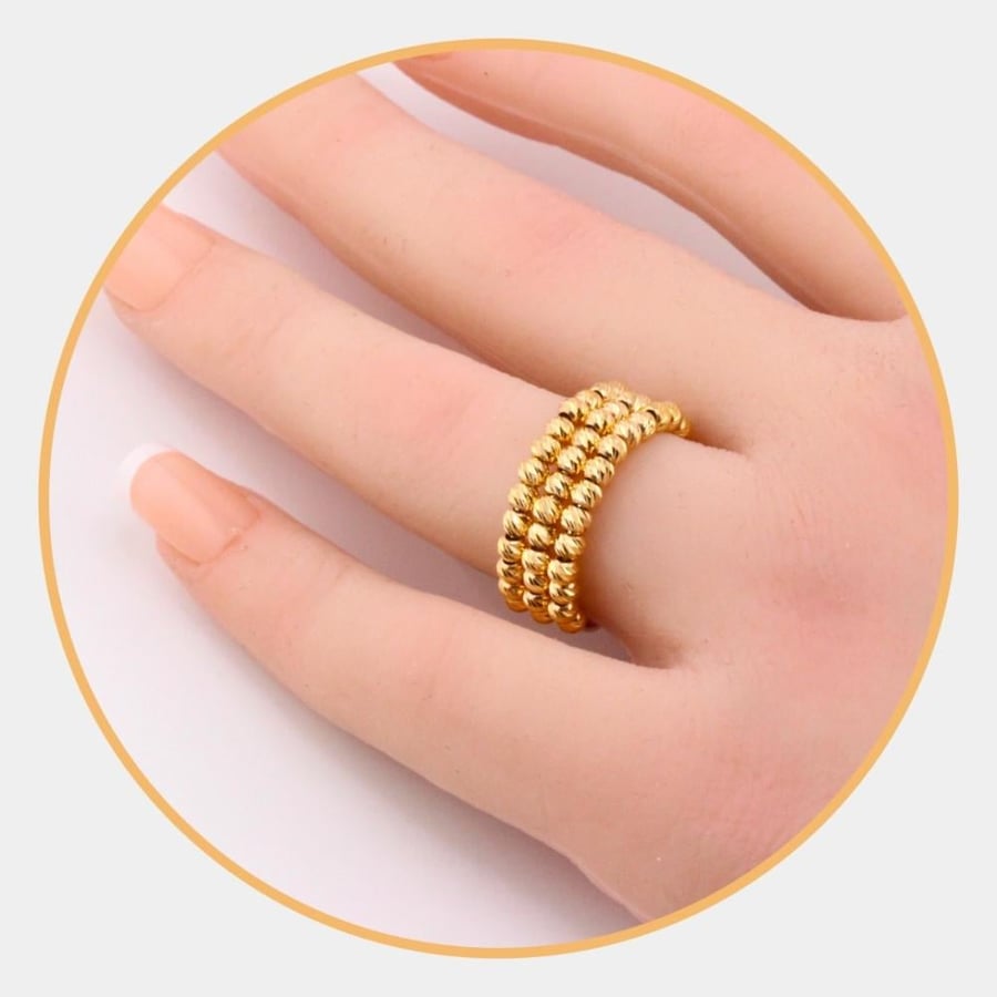 خاتم ذهب عيار 21