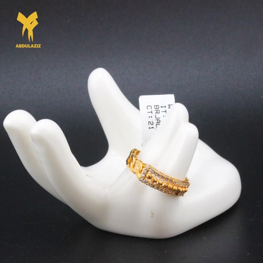 خاتم ذهب عيار 21