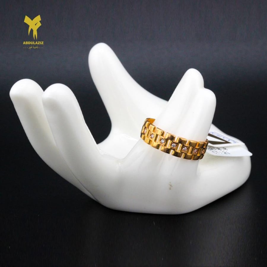 خاتم ذهب عيار 21