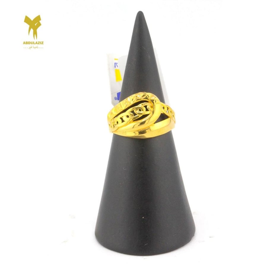 خاتم ذهب عيار 21