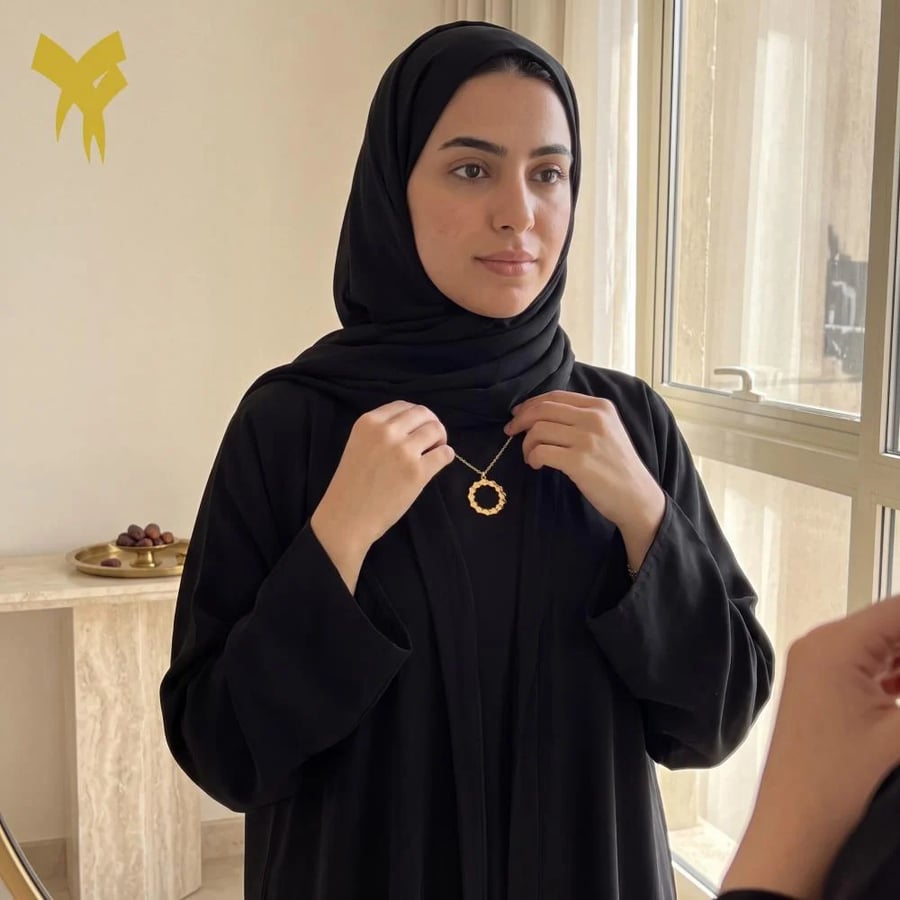 عقد الشومية ذهب عيار 21