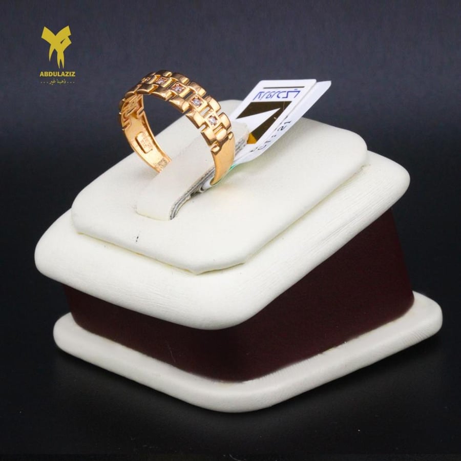 خاتم ذهب عيار 21
