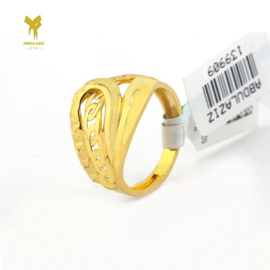 خاتم ذهب عيار 21