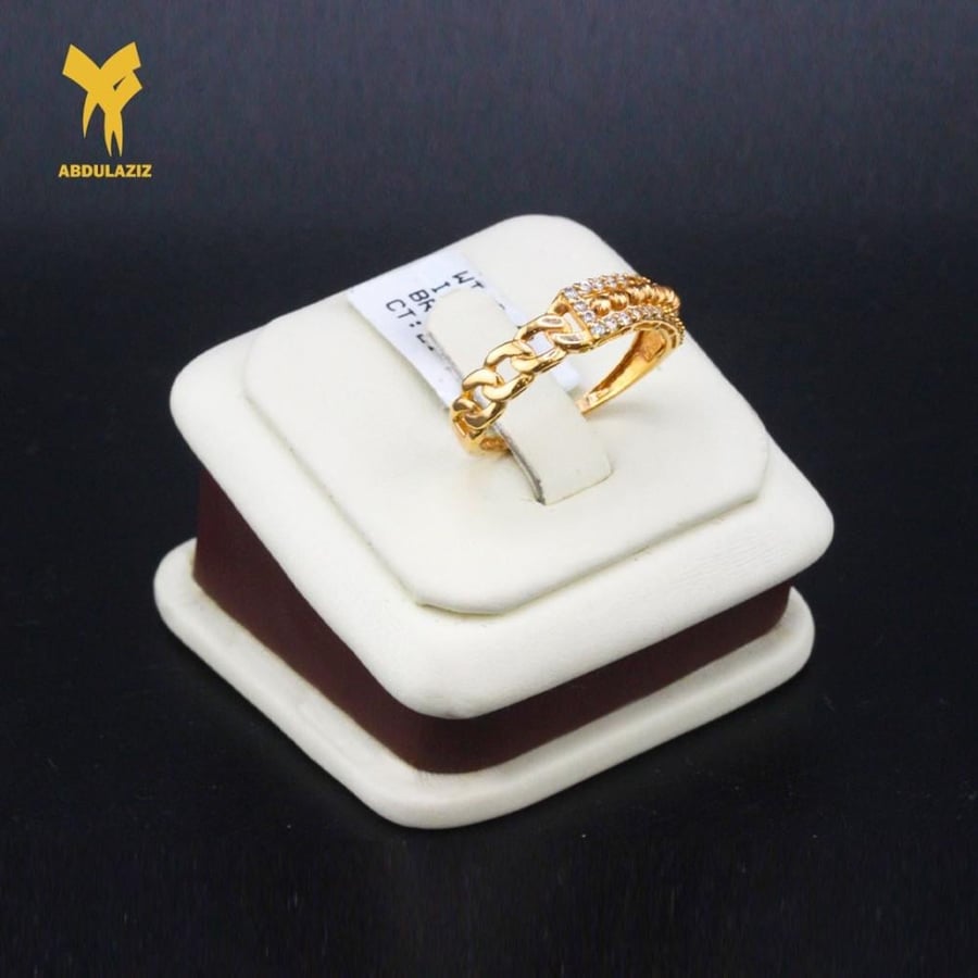 خاتم ذهب عيار 21