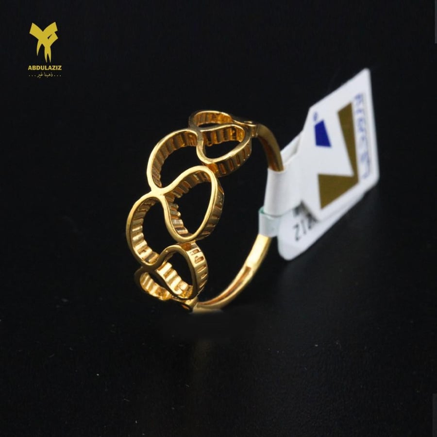 خاتم ذهب عيار 21