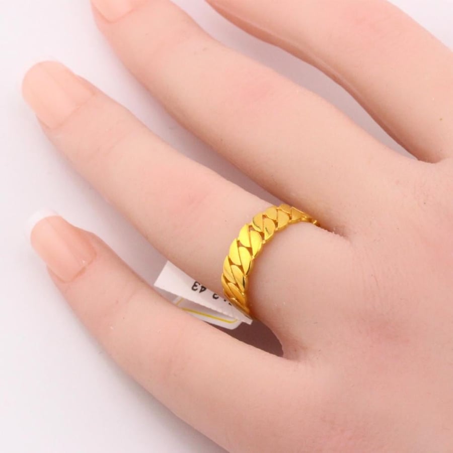 خاتم ذهب عيار 21