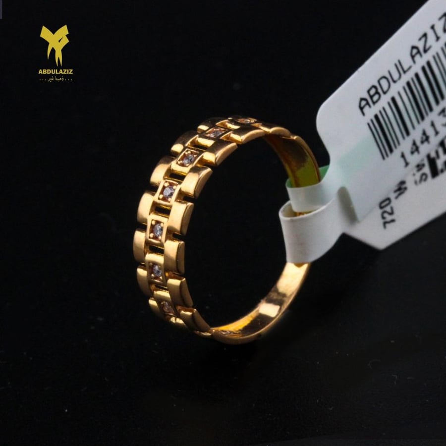 خاتم ذهب عيار 21