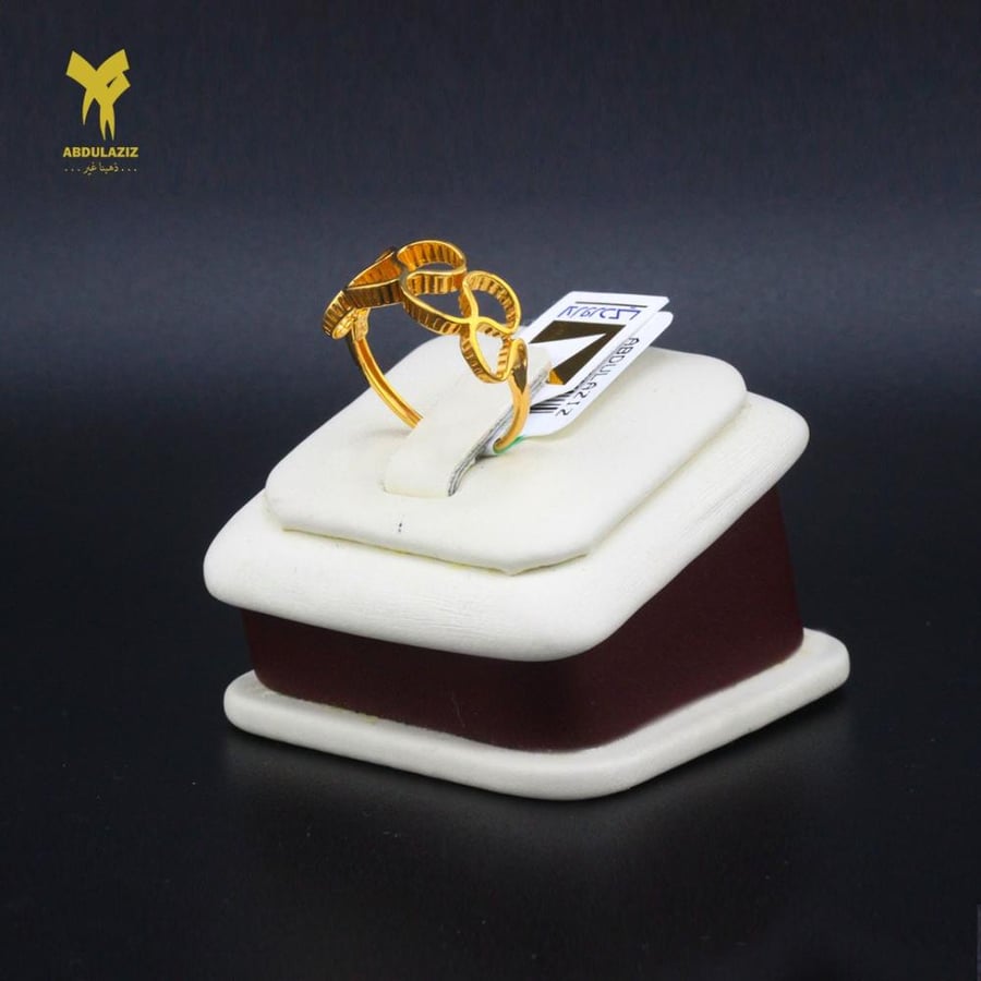 خاتم ذهب عيار 21