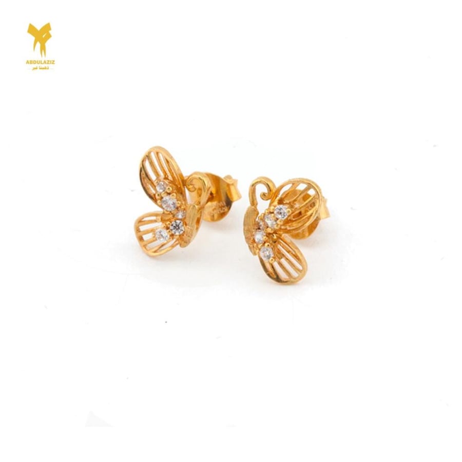 21K Gold Half Set with Necklace and Ring - نصف طقم ذهب مع خاتم وسلسال عيار 21