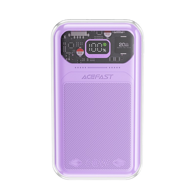بنك طاقة ACEFAST M2 بسعة 20,000 mAH - ليلكي