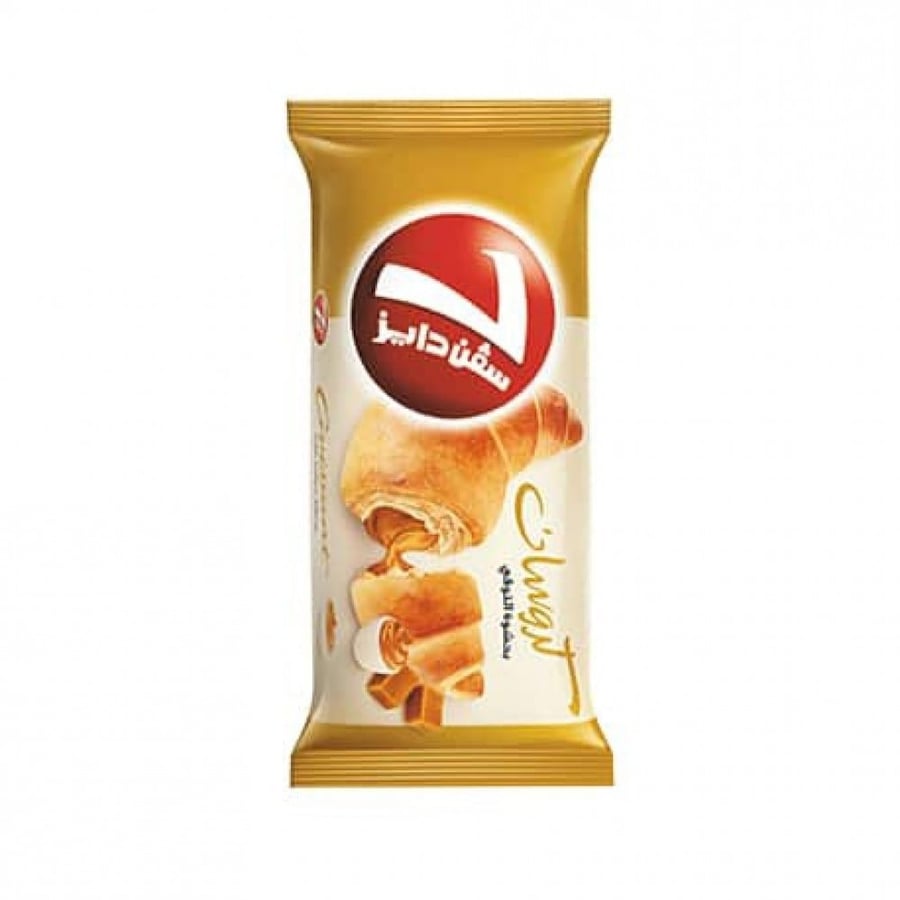 Seven Days croissant with caramel filling 55 grams