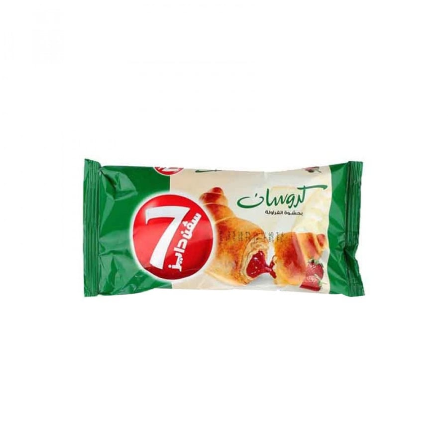 Seven Days croissant with strawberry filling 55 grams