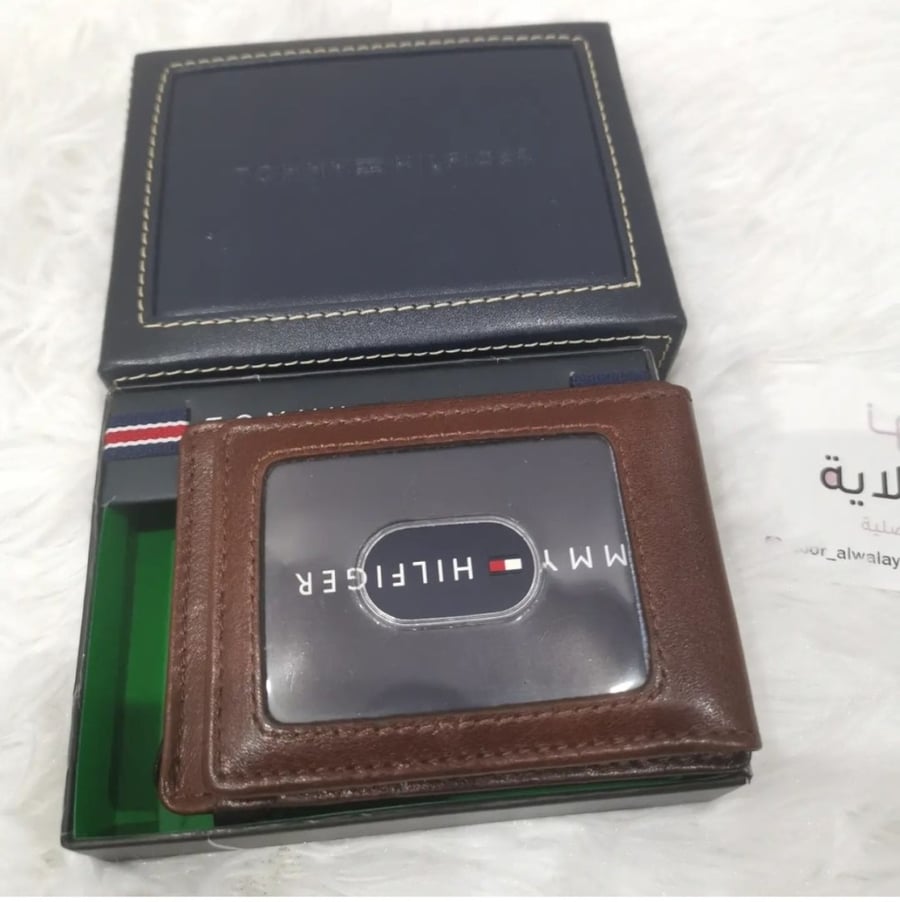 محفظة بطاقات tommy hilfiger