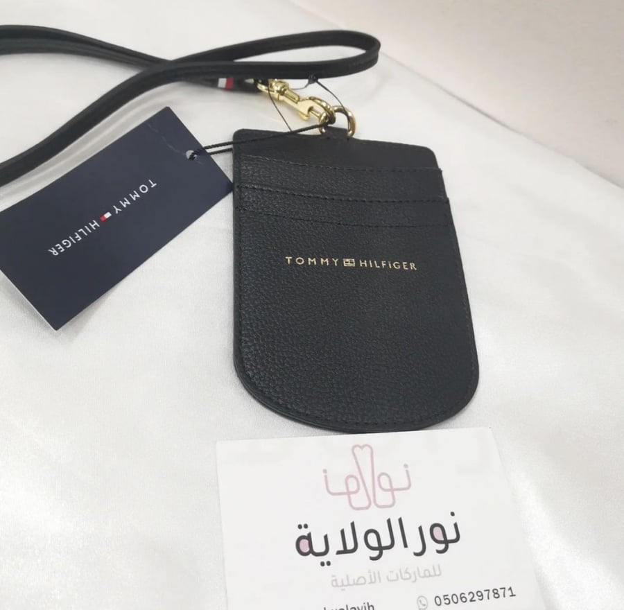 حامل بطاقات tommy hilfiger