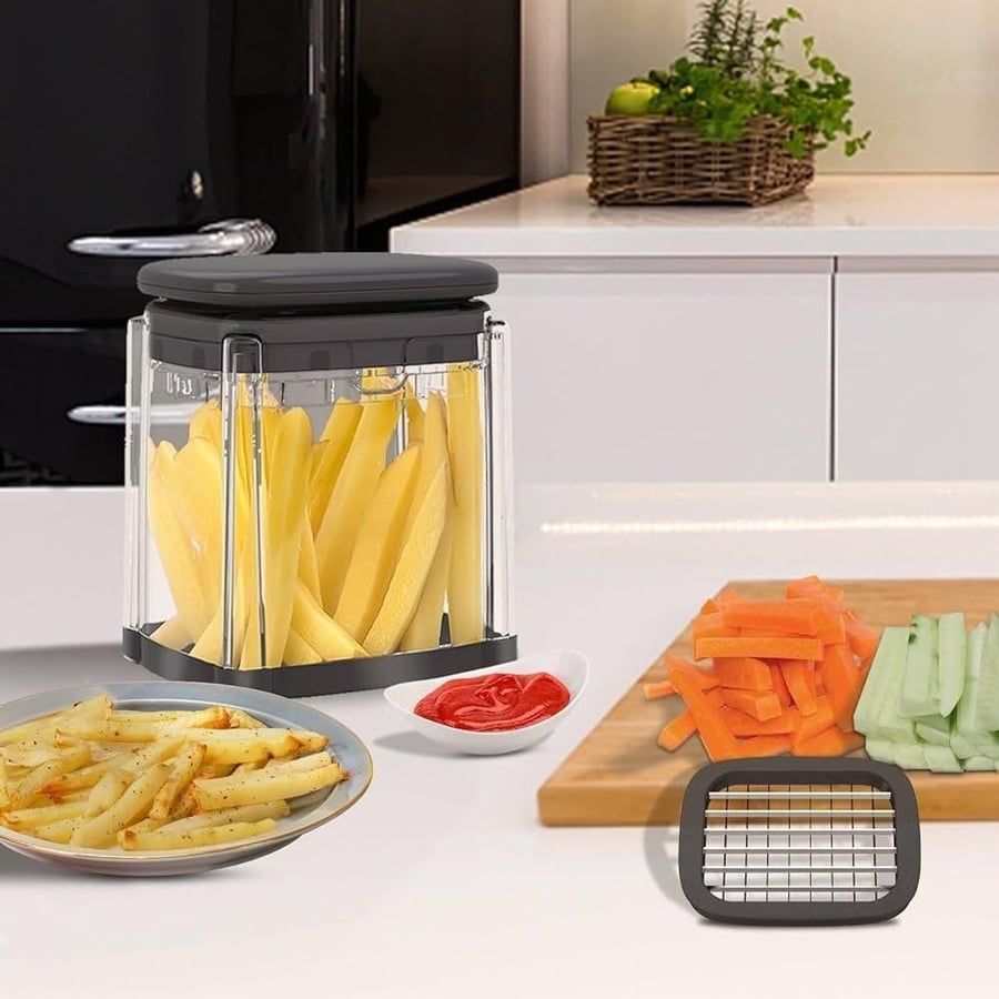 قطاعة خضار وفواكه بالضغط HAND CHOPPER من DLC-36355 JUST TWO-HAND PRESS