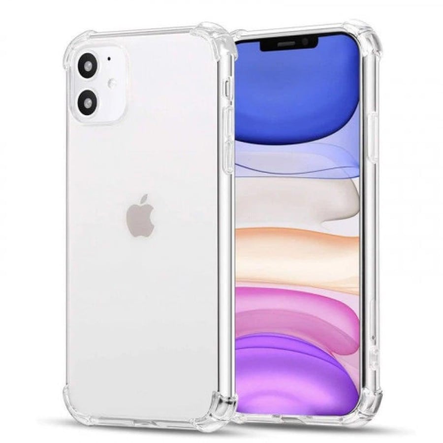 غطاء حماية شفاف مدعم الزوايا لهاتف ايفون 12 - iPhone 12