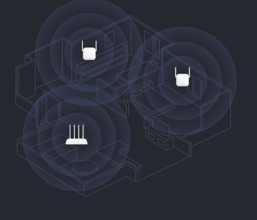 مقوي شبكة واي فاي بسرعة 300Mbps شاومي Xiaomi Wi-Fi Range Extender N300 ضمان سنتين