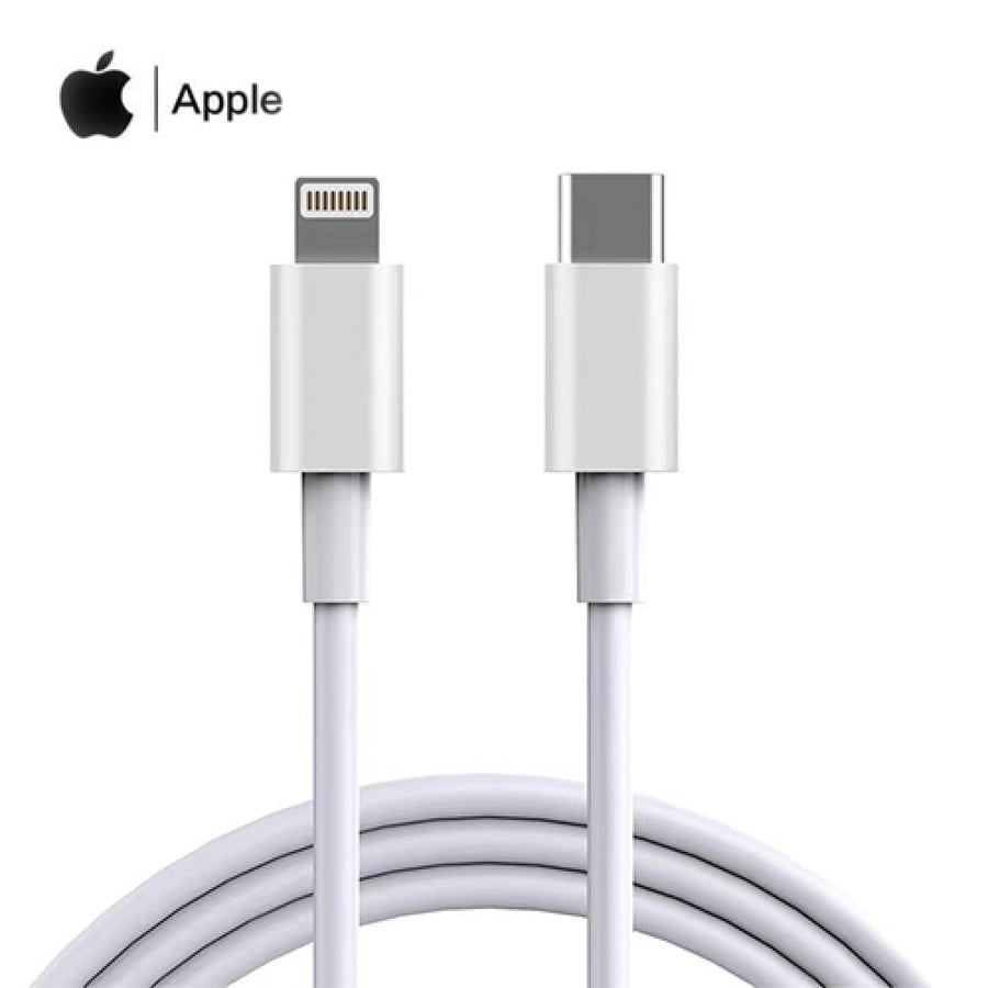 سلك شاحن ايفون أصلية منفذ lightning to USB-C ماركة ابل A2561 - ضمان حاسبات العرب - ضمان سنتين