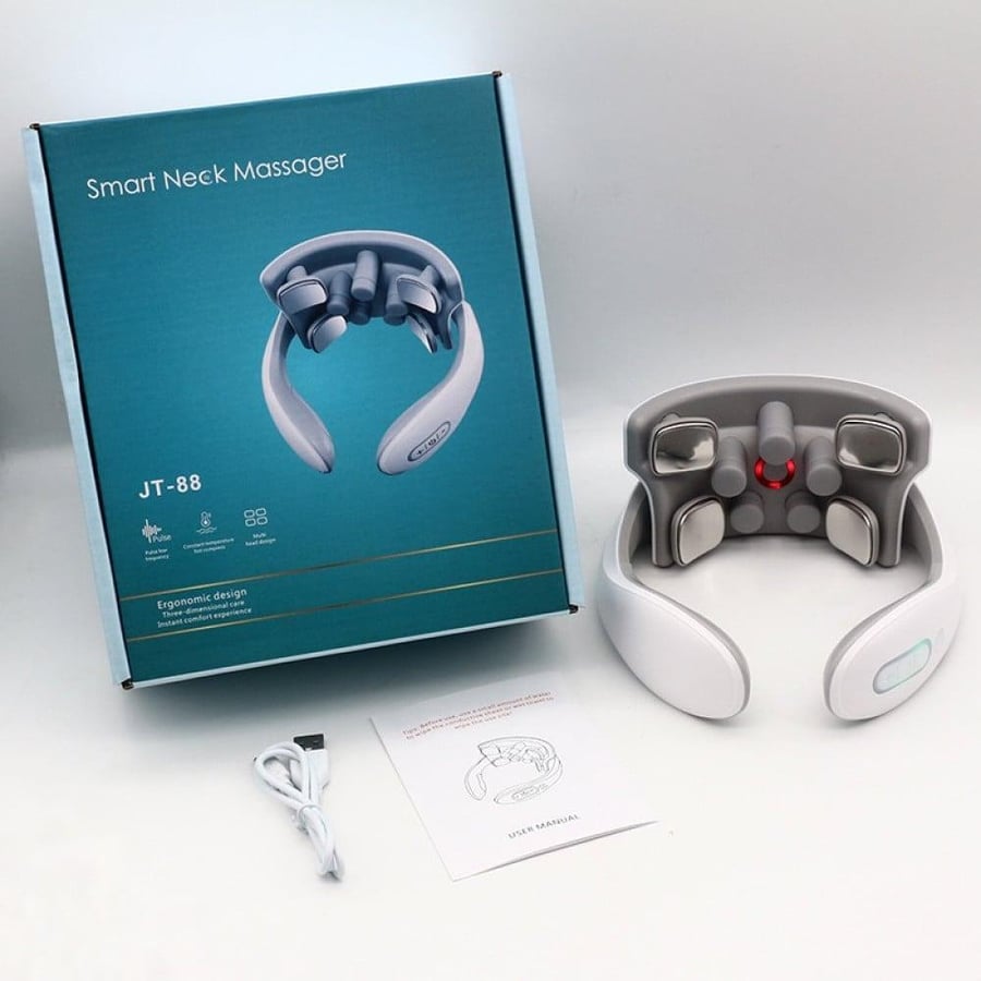 جهاز مساج وتدليك الرقبة تدعم 15 مستوى - smart neck massager jt 88