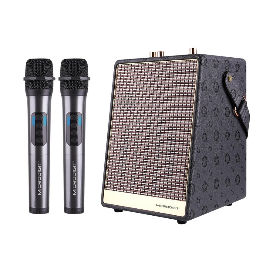 سماعة كاريوكي محمولة من مايكردجت – صوت قوي  MD675PS