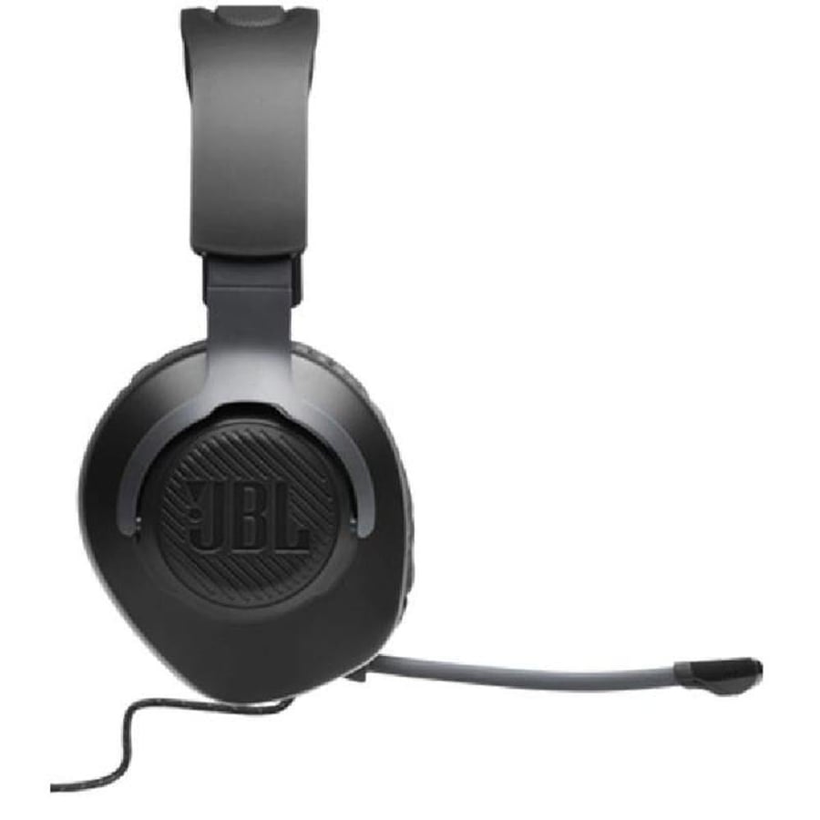 جي بي ال - سماعة الالعاب JBL Quantum 100 – صوت محيطي وميكروفون قابل للفك لجميع المنصات     �