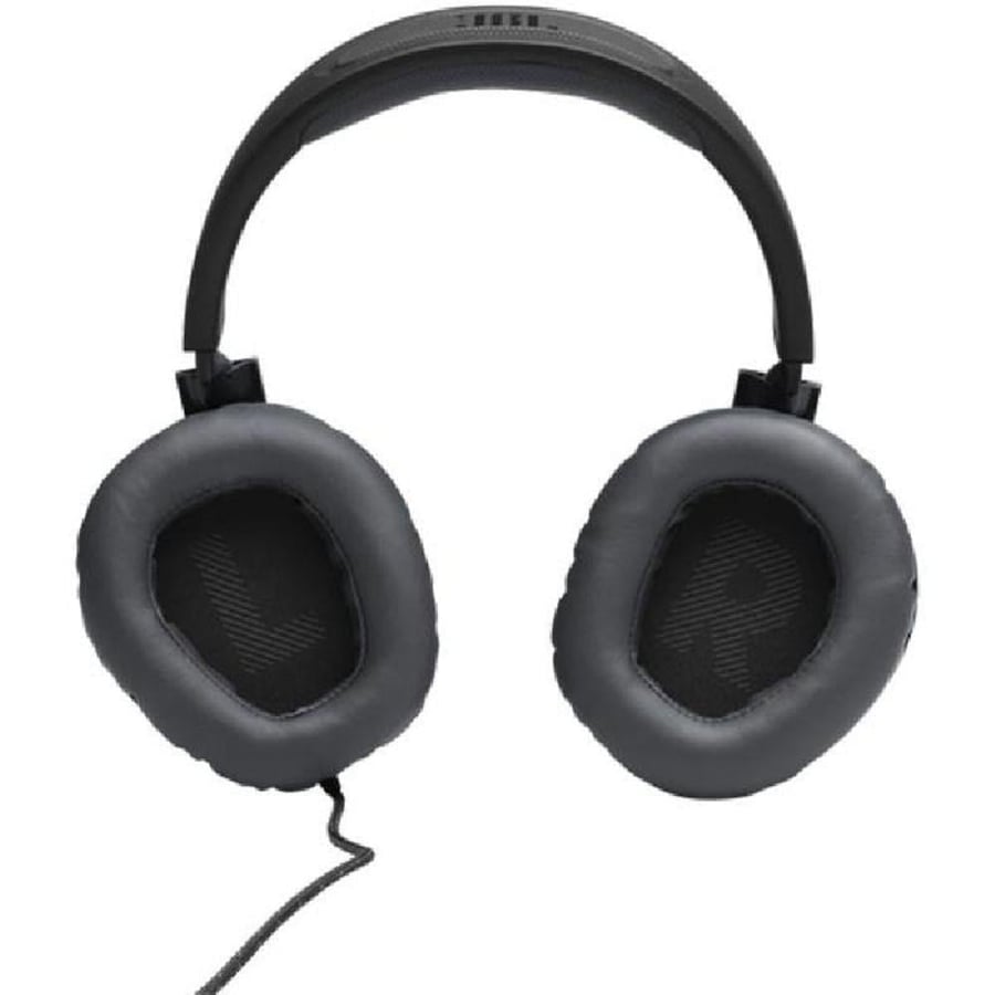 جي بي ال - سماعة الالعاب JBL Quantum 100 – صوت محيطي وميكروفون قابل للفك لجميع المنصات     �