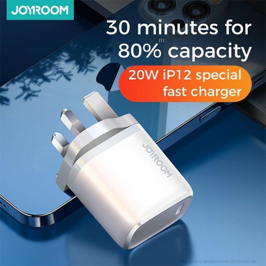 جيروم شاحن جداري PD بقوة 20w بخاصية الشحن السريع JOYROOM NRT-DY139U