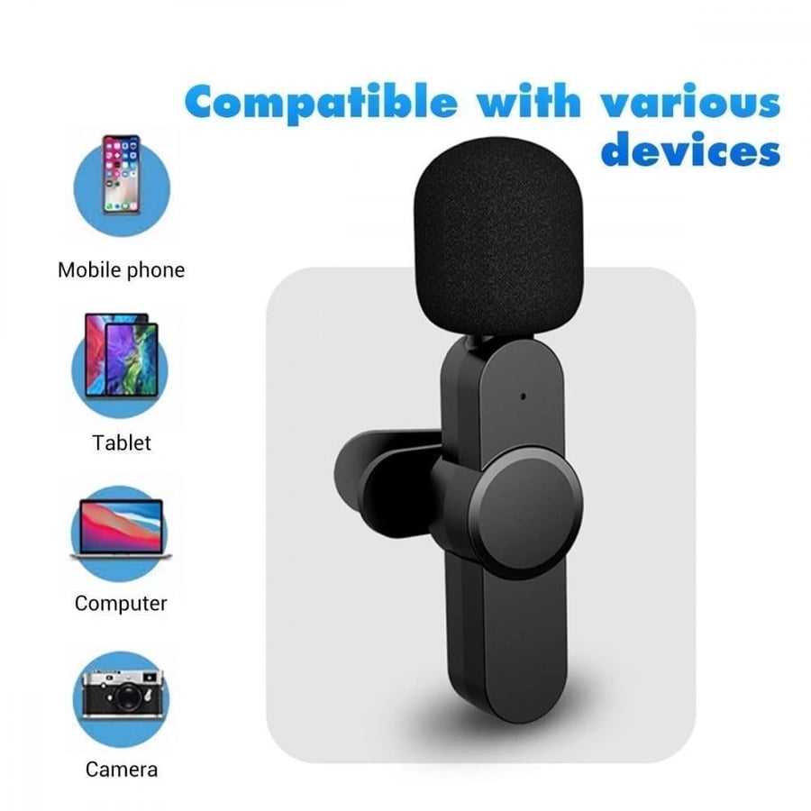 مايك - ميكرفون لاسلكي تايب سي يدعم الاندرويد WIRELESS MICROPHONE من SP