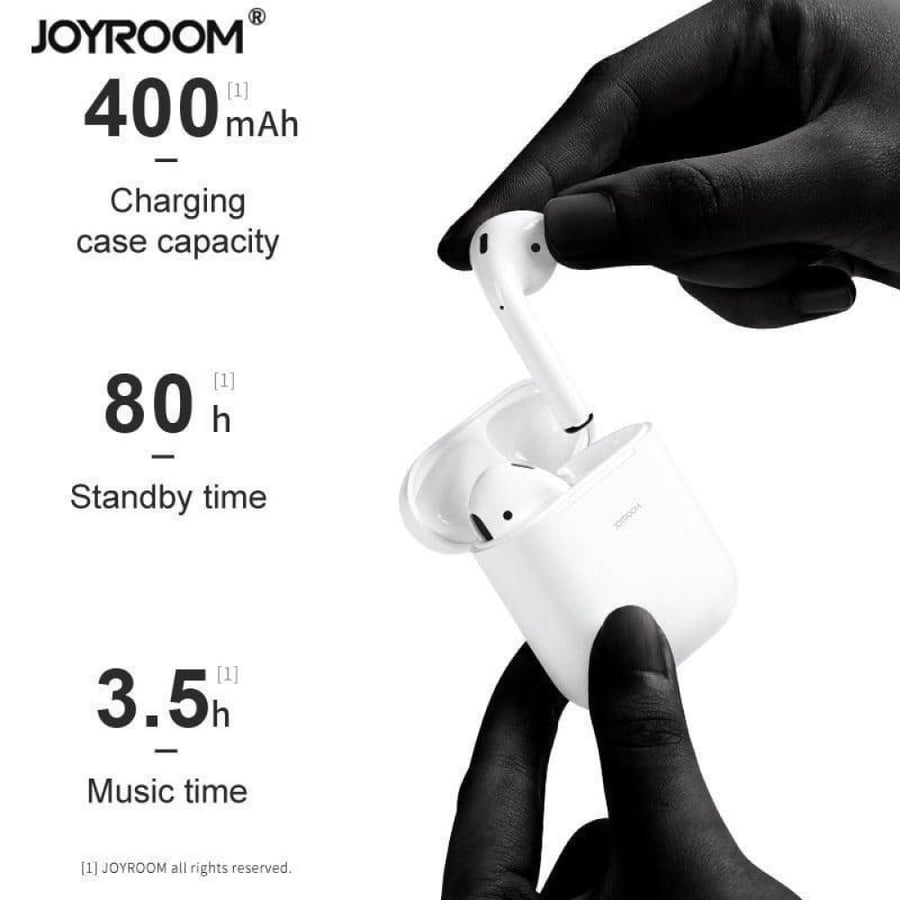 سماعة جيروم ايربودز Joyroom JR-T03s- الكود الذهبي ضمان سنتين