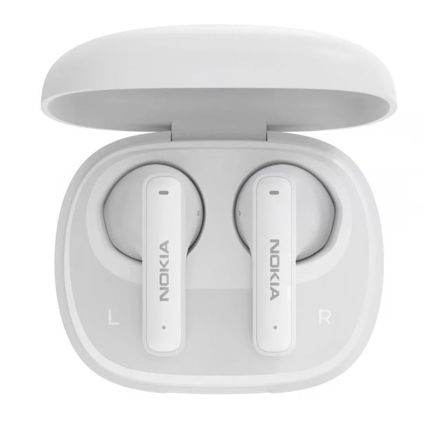 نوكيا سماعة اذن ايربودز 2 بلوتوث ابيض Nokia Go Earbuds 2 (Tws-112) Ture Wireless Earbuds White اصلية