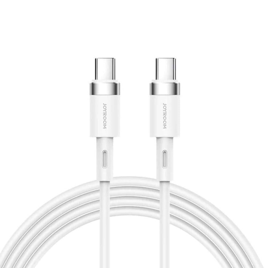 كيبل تايب سي - تايب سي pd من جيروم -1.2 متر - JOYROOM 20W 2.4A USB-C / Type-C to Type-C 8 Pin Liquid Silicone Data Cable