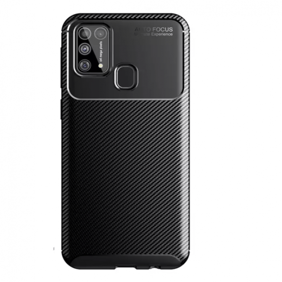 كفر غطاء كربون بتصميم رائع وأنيق لحماية جهاز  Samsung Galaxy m31