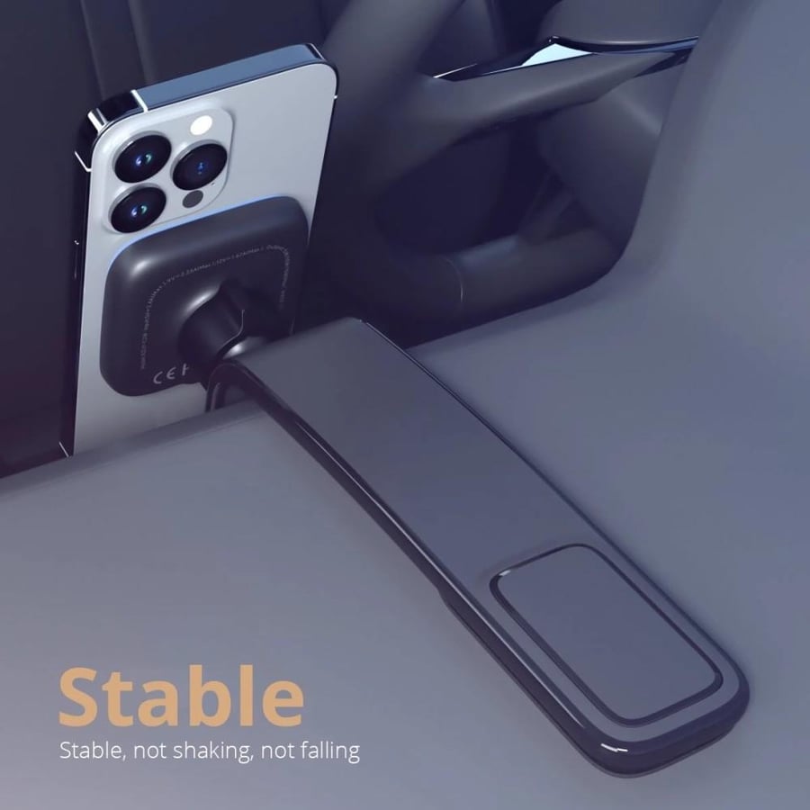 Easy-to-use mobile stand with 15-watt wireless charger from Moogmax