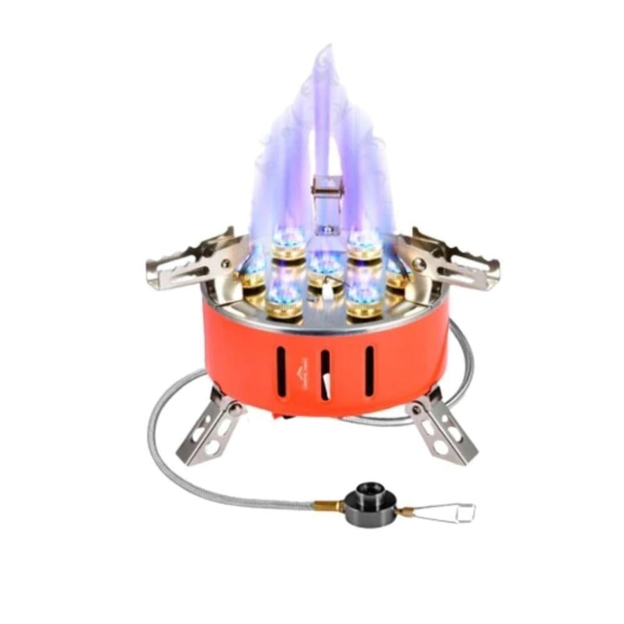 موقد غاز للتخيم صغير الحجم 7 شعلات Camping Family Camping Stove 7 Burners 28500W  CM-38482