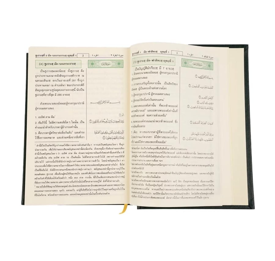 ترجمة معاني القرآن الكريم باللغة التايلندية - طباعة مجمع الملك فهد بالمدينة المنورة