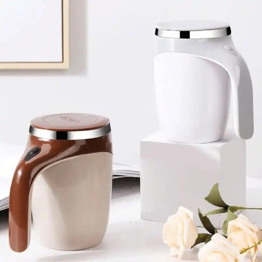 كوب قهوة كهربائي ذاتي التحريك مع غطاء xy-221