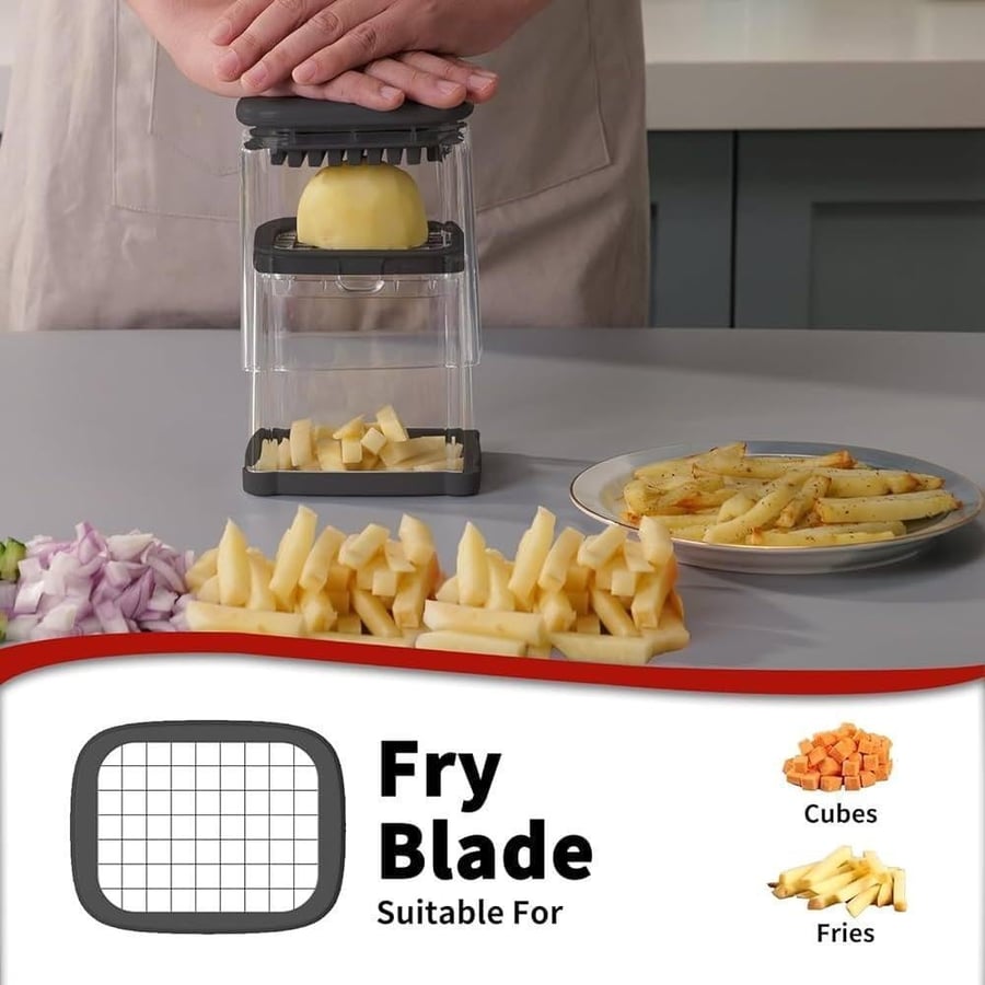 قطاعة خضار وفواكه بالضغط HAND CHOPPER من DLC-36355 JUST TWO-HAND PRESS