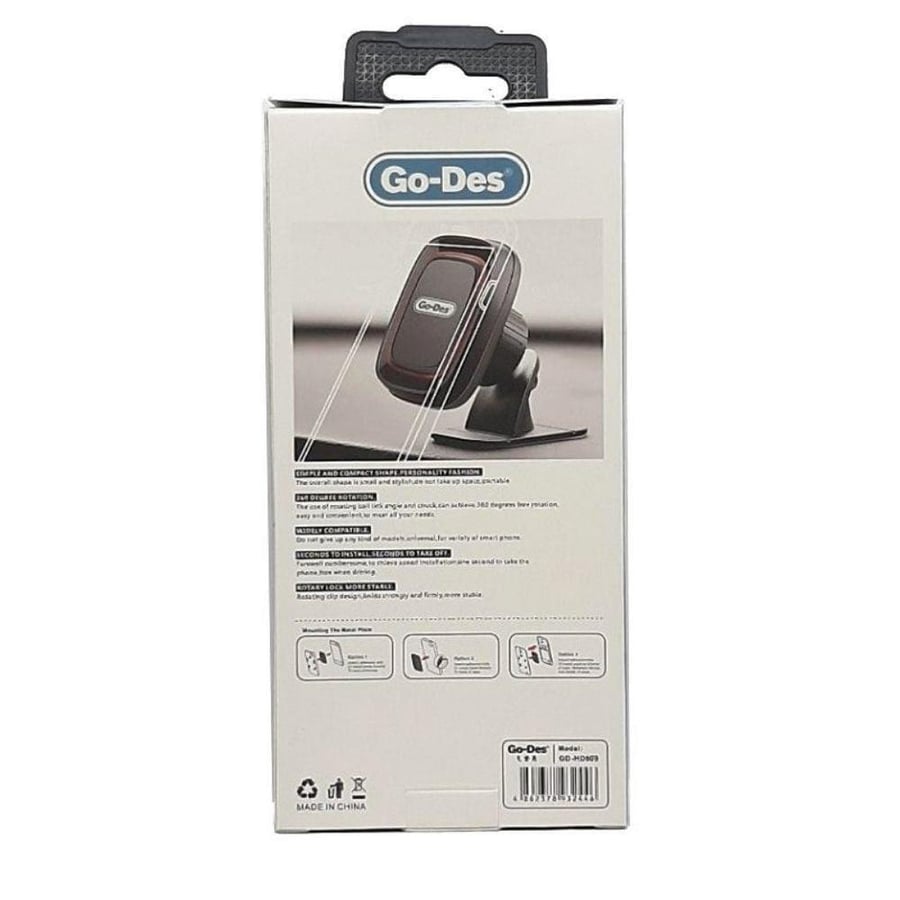 حامل جوال مغناطيس GD-HD609 للسيارة بخاصية الدوران 360 درجة