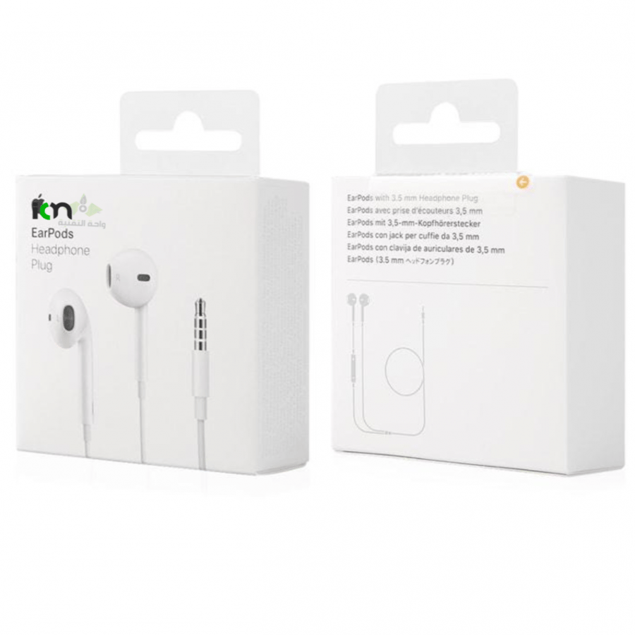 سماعة أذن سلكية 3.5m  - من ion - ضمان سنتين EarPods 3.5mm Headphone
