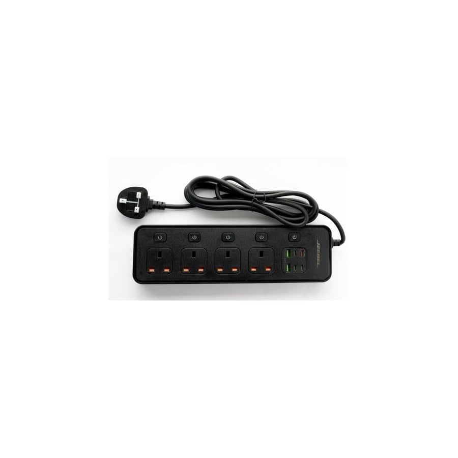 Gibel connector with 4 Type-C ports, two USB ports, power socket JE- with a power of 3250 watts