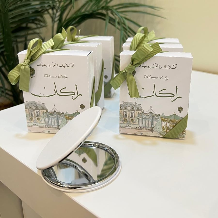 مرايا جلد دائرية(6حبات)