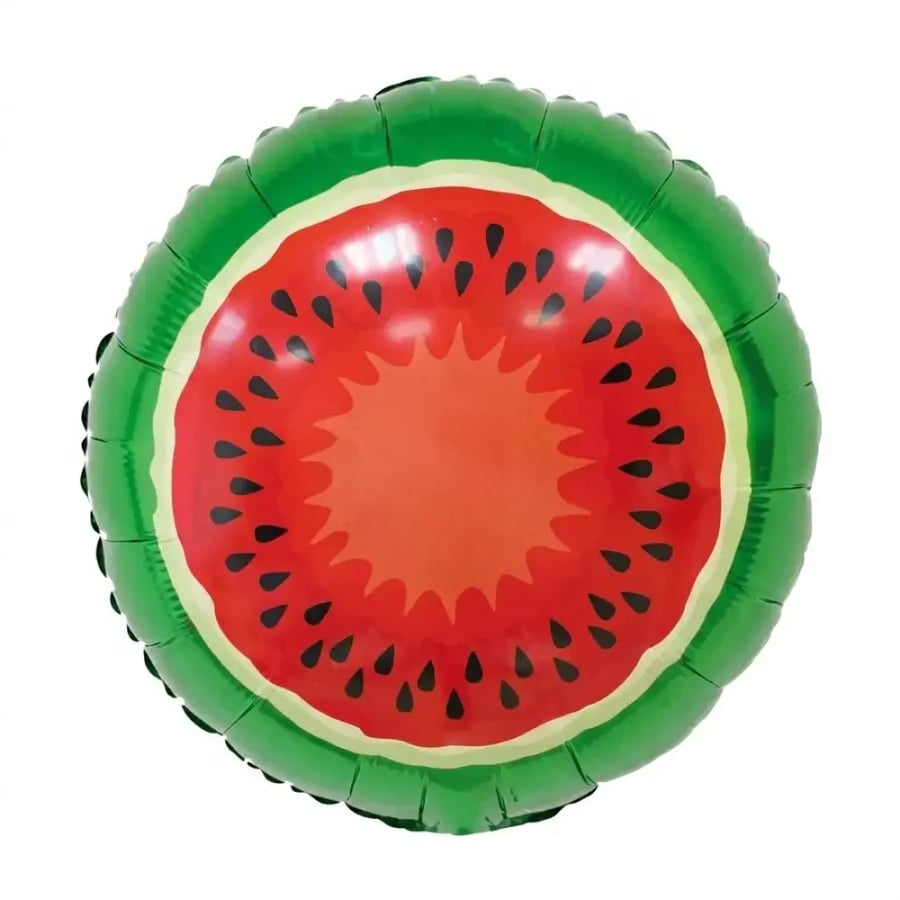بالون فويل شكل بطيخة watermelon مناسبة  للفعاليات الصيفية