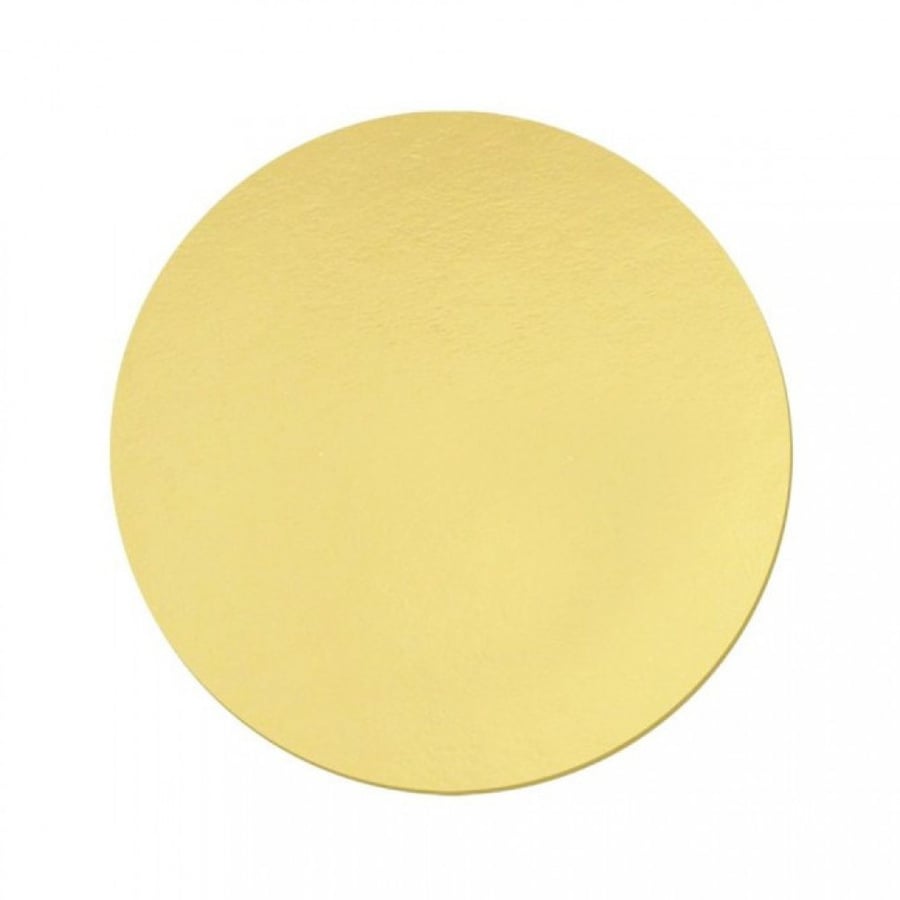 Golden round cake stand 30 cm (6) pieces