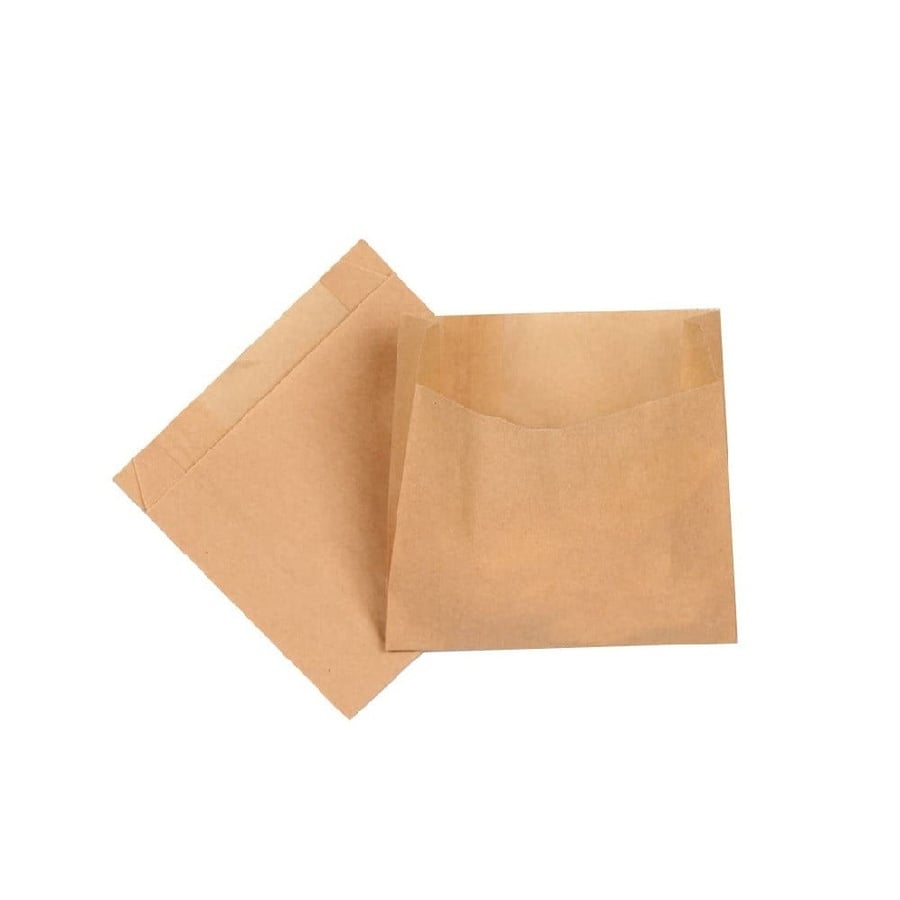 اكياس ورق برجر بني صغير
