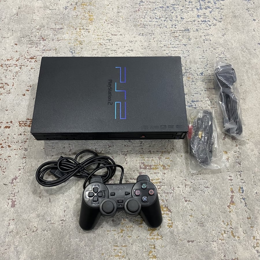 جهاز بلايستيشن 2 فات الاصلي بدون كرتون (PlayStation 2)