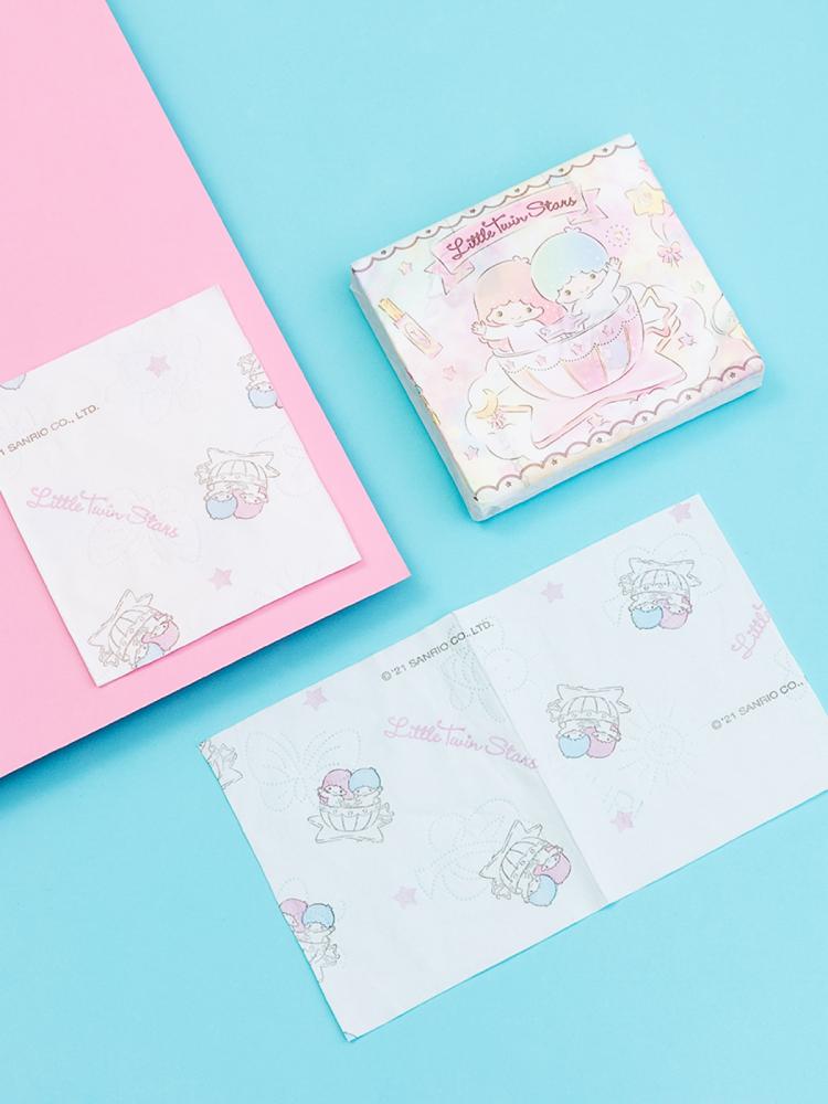 Sanrio character printed facial tissues from Mini Sou Cool Star - Little Twin Stars - 40 tissues