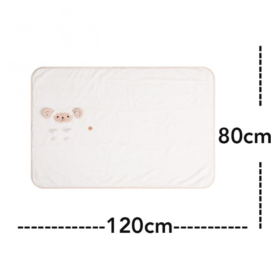 Stuffed blanket in the shape of a sheep - 80x120 cm