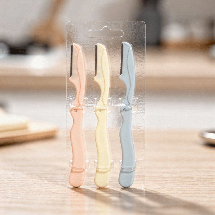 طقم شفرات حواجب قابلة للطي Bloom  Glow   قطع  MINISO
